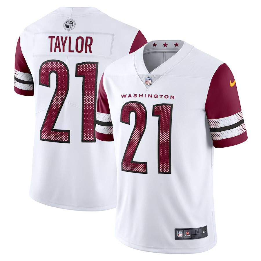 Men Washington Commanders 21 Sean Taylor Nike White 2022 Retired Player Limited NFL Jersey